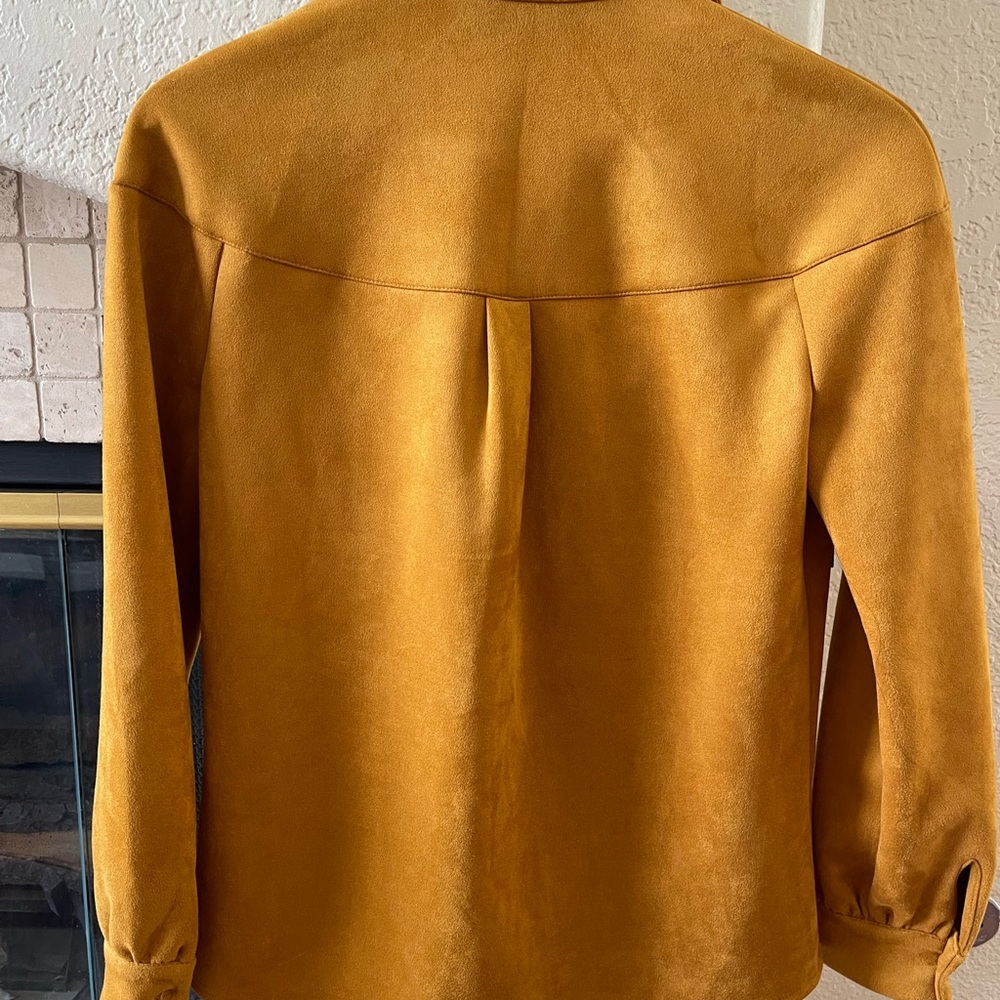 Forever 21 Faux Suede Fringe Jacket